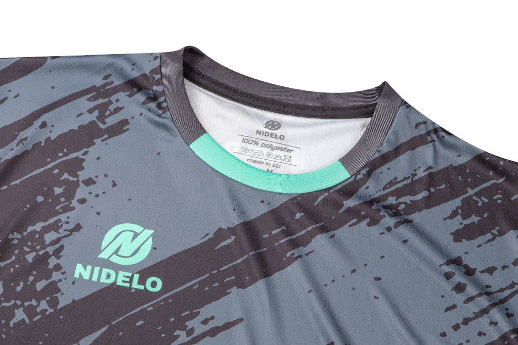Hráčský dres NIDELO Player shirt S/S Caen černá