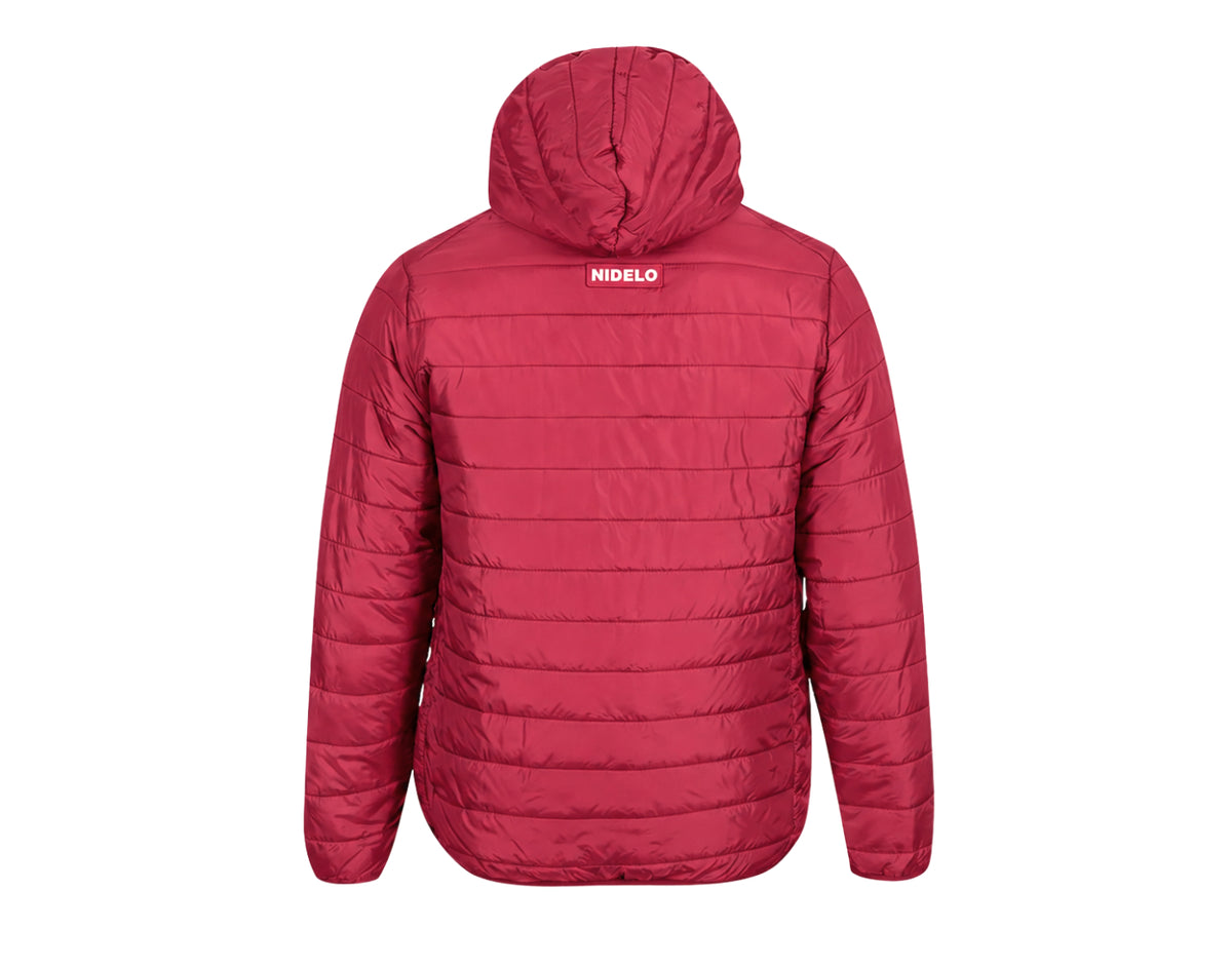 Sportovní bunda NIDELO Padded jacket Tours červená