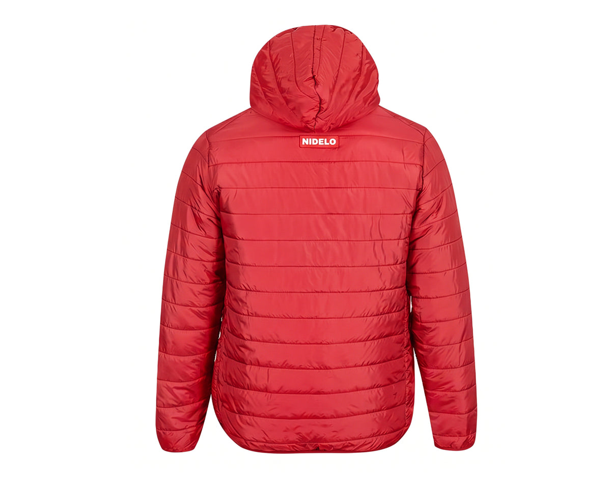 Sportovní bunda NIDELO Padded jacket Tours červená